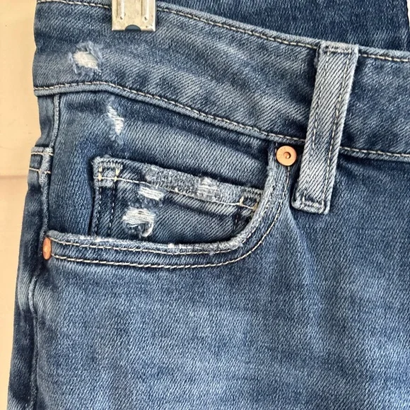 PAIGE Colette Crop Flare Jeans Size 26 - Picture 8 of 14